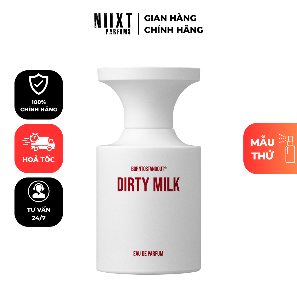 [Chính hãng] Mẫu thử nước hoa Dirty Milk -  BORNTOSTANDOUT | 5ml 10ml