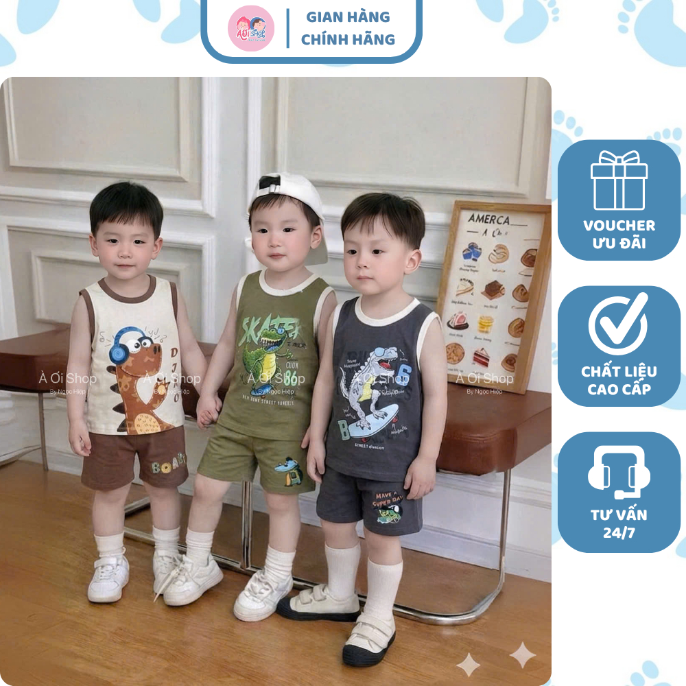 [À ƠI SHOP] E44- set 3 bộ ba lỗ khủng long skater - a100.343