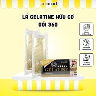 Lá Gelatine gói 36g - Dùng làm thạch, bánh, chè - Hàng cao cấp