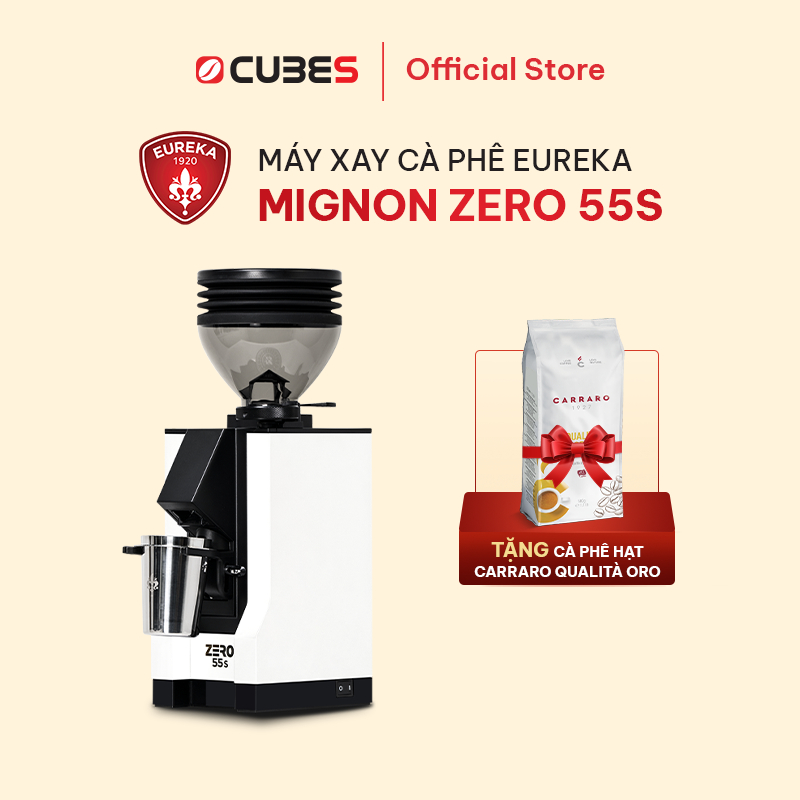 Máy xay cà phê Eureka Mignon Zero 55S - Lưỡi dao 55mm - Nhập khẩu chính hãng - Bảo hành 12 tháng
