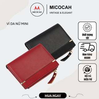 Ví Nữ Mini Cầm Tay TAILIAN Nhỏ Gọn Phối Da Lộn Thời Trang Nhiều Ngăn Đựng Tiền Đựng Thẻ TL01