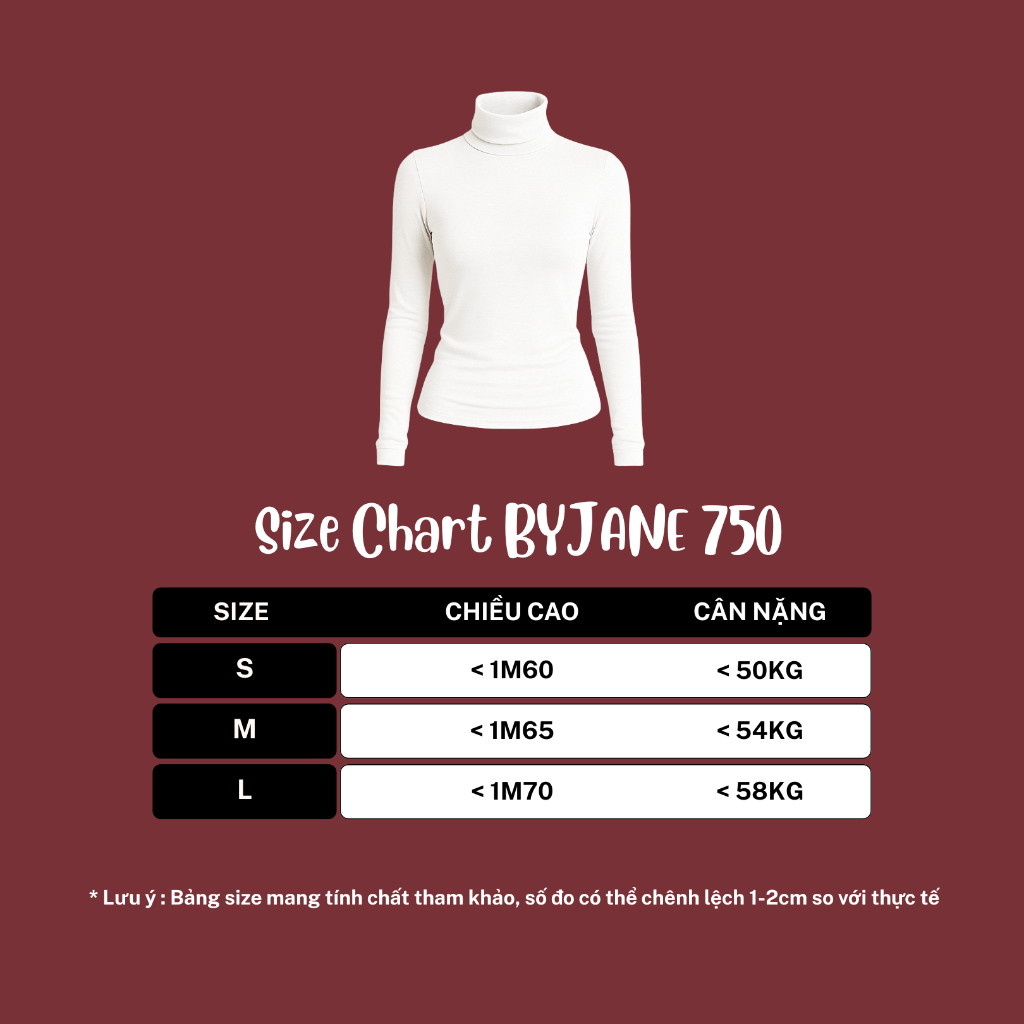 (XẢ KHO - LÓT LÔNG) Áo Thun Nữ Cổ Lọ 8p LÓT LÔNG Dài Tay Ôm Body Lót Lông Giữ Nhiệt BYJANE - 750 | BigBuy360 - bigbuy360.vn