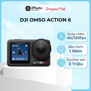 Camera Hành Động DJI Osmo Action 6 Máy Quay Hành Trình 4K 120fps, Bảo Hành Chính Hãng