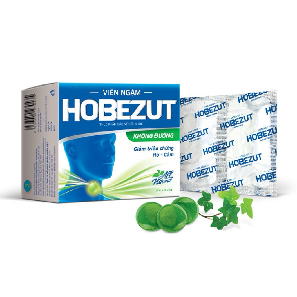 KẸO NGẬM THẢO DƯỢC KHÔNG ĐƯỜNG BEZUT THANH HỌNG