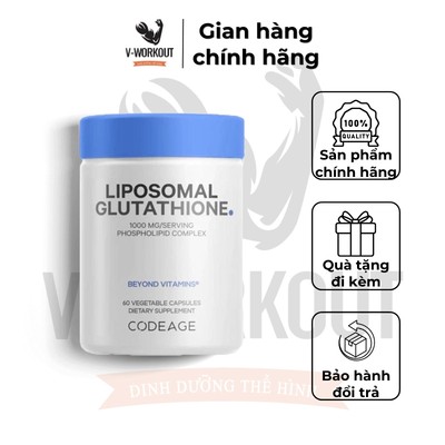Viên Uống Liposomal Glutathione 500mg/1000MG 60 viên - Hỗ Trợ Làm Sáng Da Và Đào Thải Độc Tố Khỏi Cơ Thể