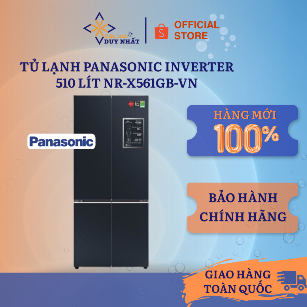 Tủ lạnh Panasonic Inverter 510 lít NR-X561GB-VN