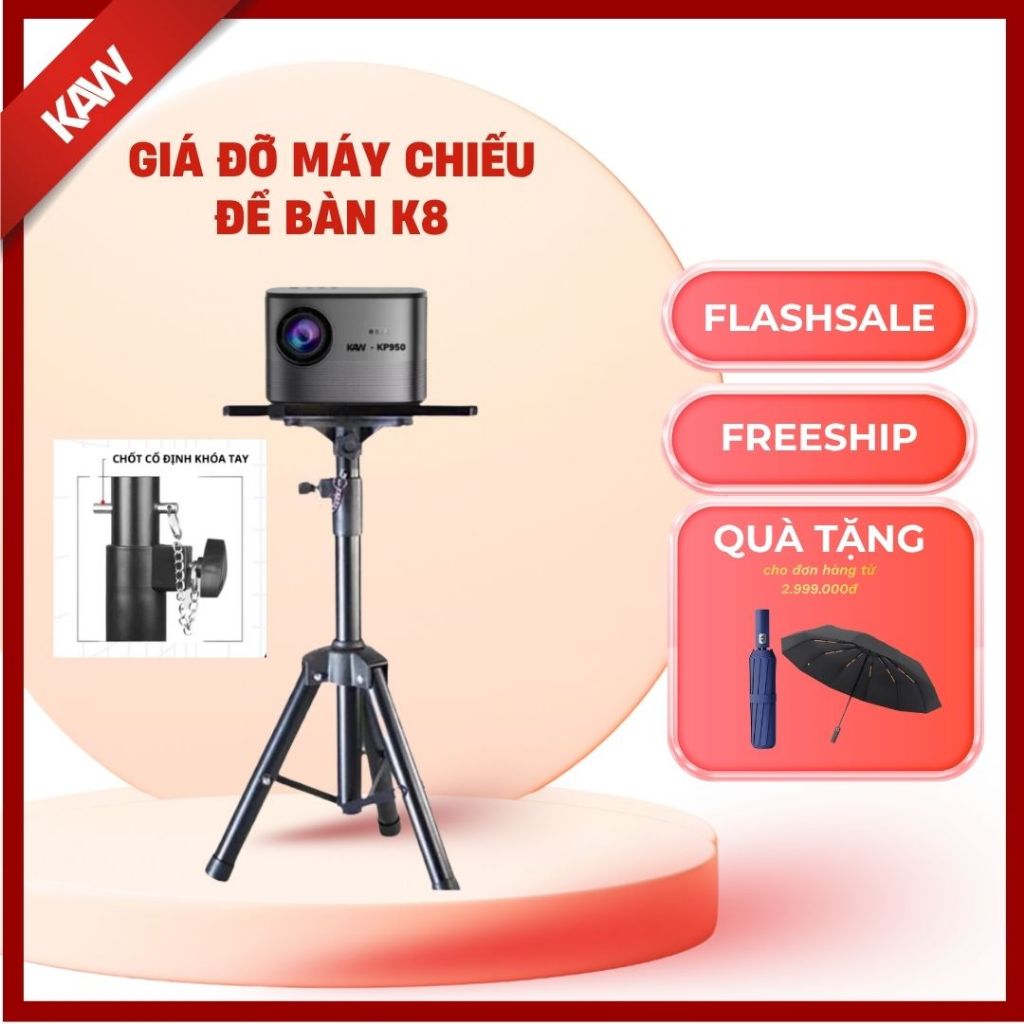 Giá Đỡ Máy Chiếu KAW Đa Năng Chịu Lực Tới 30kg, Phù Hợp Với Nhiều Loại Máy Chiếu