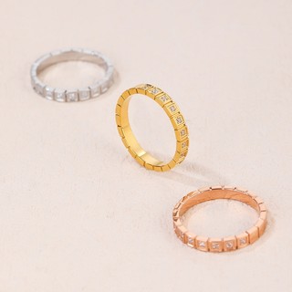 [GIÁ 1 CHIẾC] NHẪN TITAN MẠ VÀNG ĐÍNH  ĐÁ