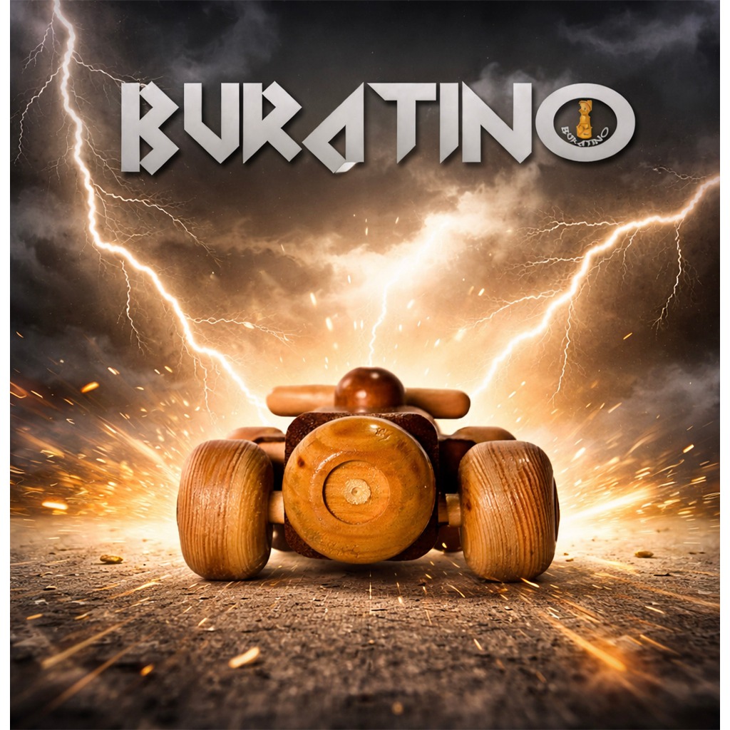 ĐỒ CHƠI GỖ TỰ LÀM BURATINO - XE ĐUA F1 CỔ ĐIỂN- F1 VINTAGE RACER- CAR01