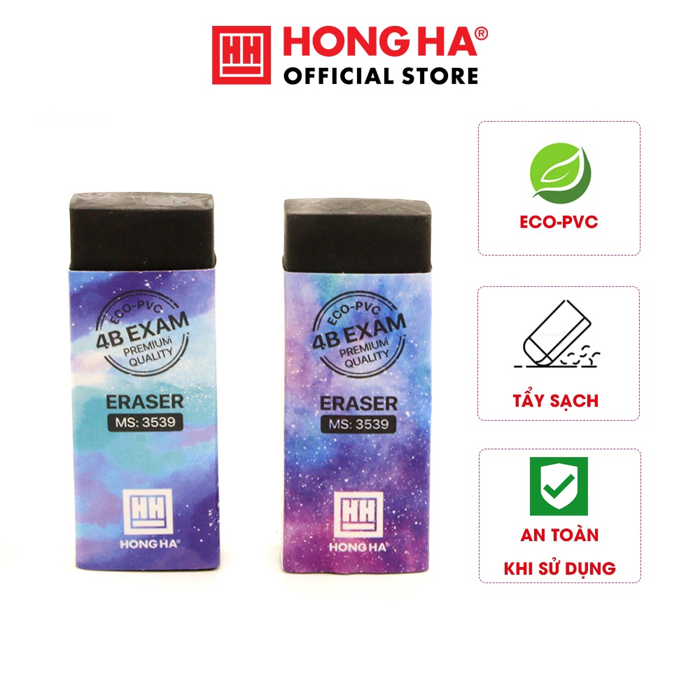 Tẩy chì đen Hồng Hà 4B Exam E03 - 3539