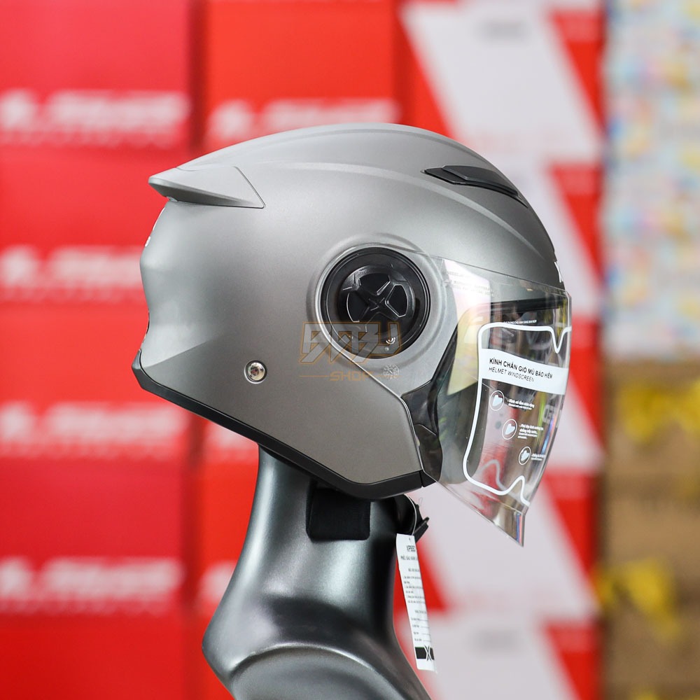 Mũ bảo hiểm XPEED NEX 30 Xám Titan Nhám 2 kính chính hãng HJC – Nhỏ gọn, nhẹ, chất lượng cao