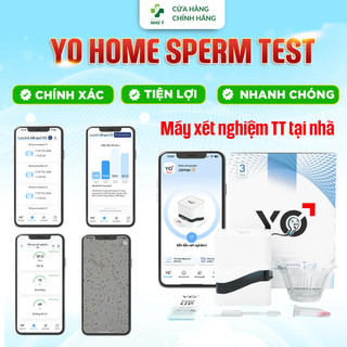 Máy Xét Nghiệm Tinh Trùg Tinh Dịch Đồ Tại Nhà Yo Home Sperm Test Chính Xác, Riêng Tư, Kín Đáo, App Hỗ Trợ