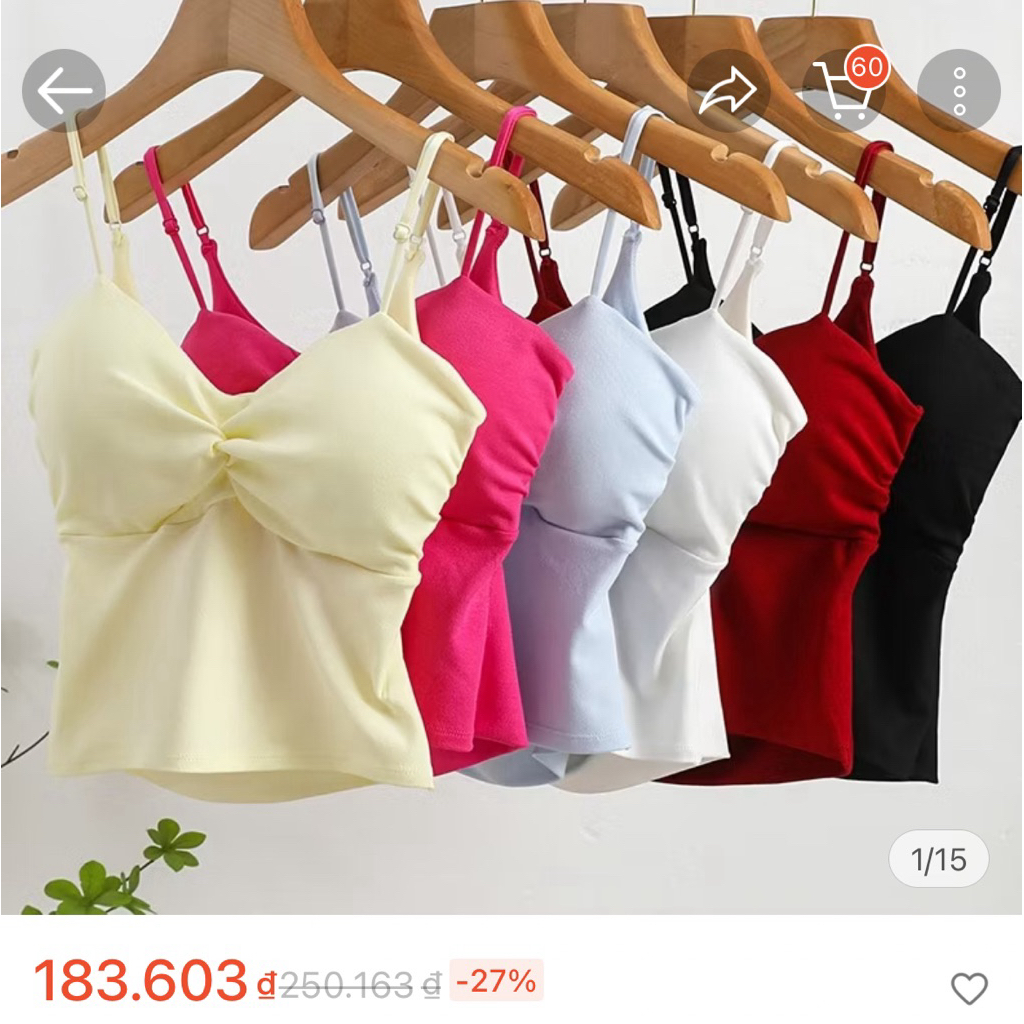 pass áo bra, 2 dây