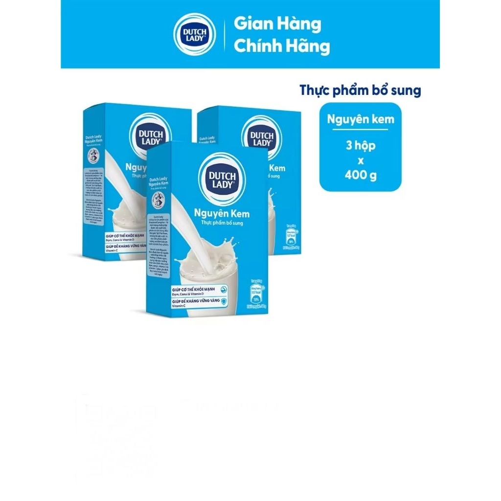 Sữa Bột Nguyên Kem Dutch Lady 400g