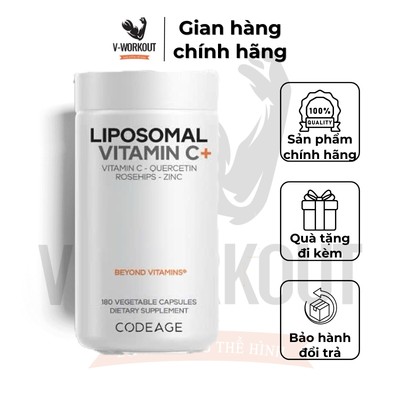 Viên Uống Dưỡng Sáng Liposomal Vitamin C 180 Viên - Giúp Tăng Cường Hệ Miễn Dịch Và Chống Oxy Hóa
