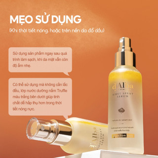 Xịt Khoáng d'Alba White Truffle First Spray Serum Dưỡng ẩm, Căng Bóng Da 100ml Duduhouse