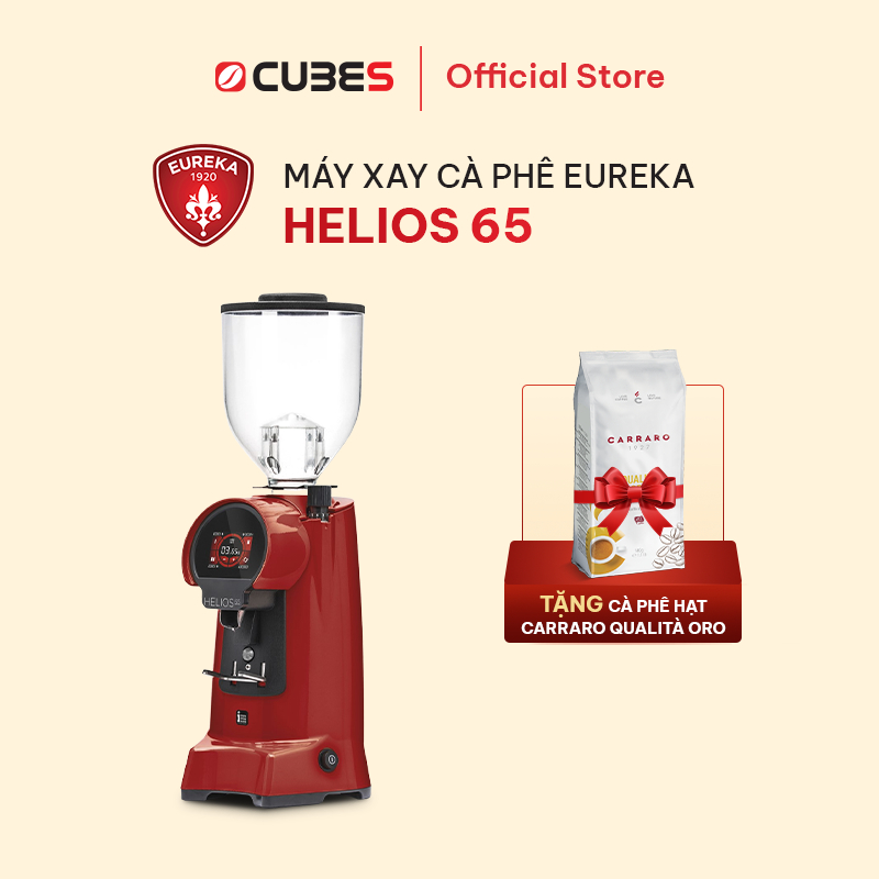 Máy xay cà phê chuyên nghiệp Eureka Helios 65 - Lưỡi dao 65mm - Nhập khẩu chính hãng từ Ý - Bảo hành