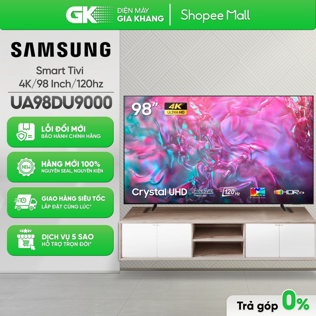 UA98DU9000 - Smart Tivi Samsung 4K 98 Inch UA98DU9000 [Freeship HCM]