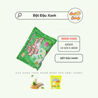 Bột Đậu Xanh Đậu Nành Hoà Tan Thơm Ngon 10 Gói