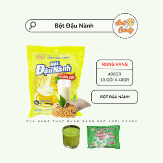 Bột Đậu Xanh Đậu Nành Hoà Tan Thơm Ngon 10 Gói