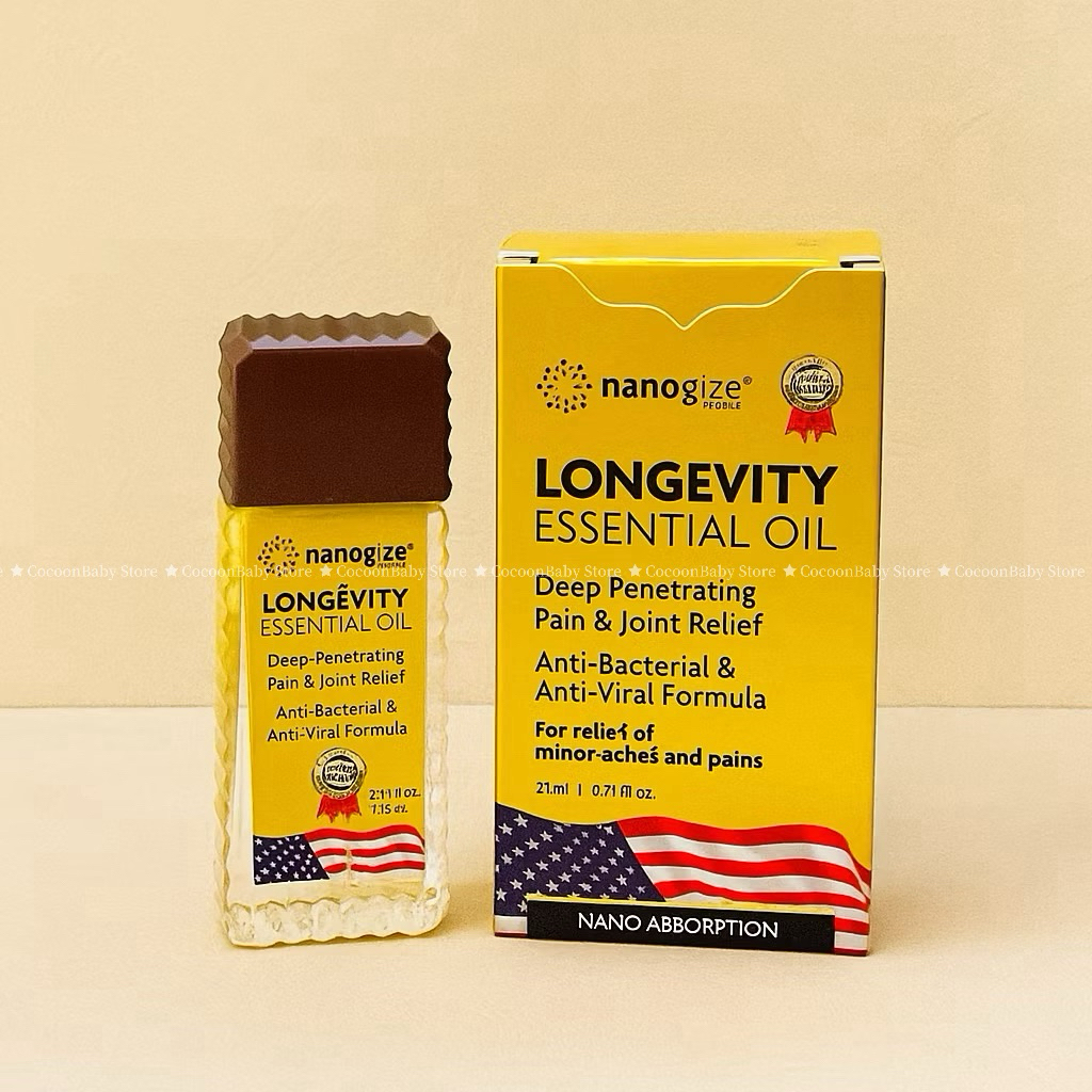 Dầu vàng Nanogize Longevity Essential Oil 21ml.
