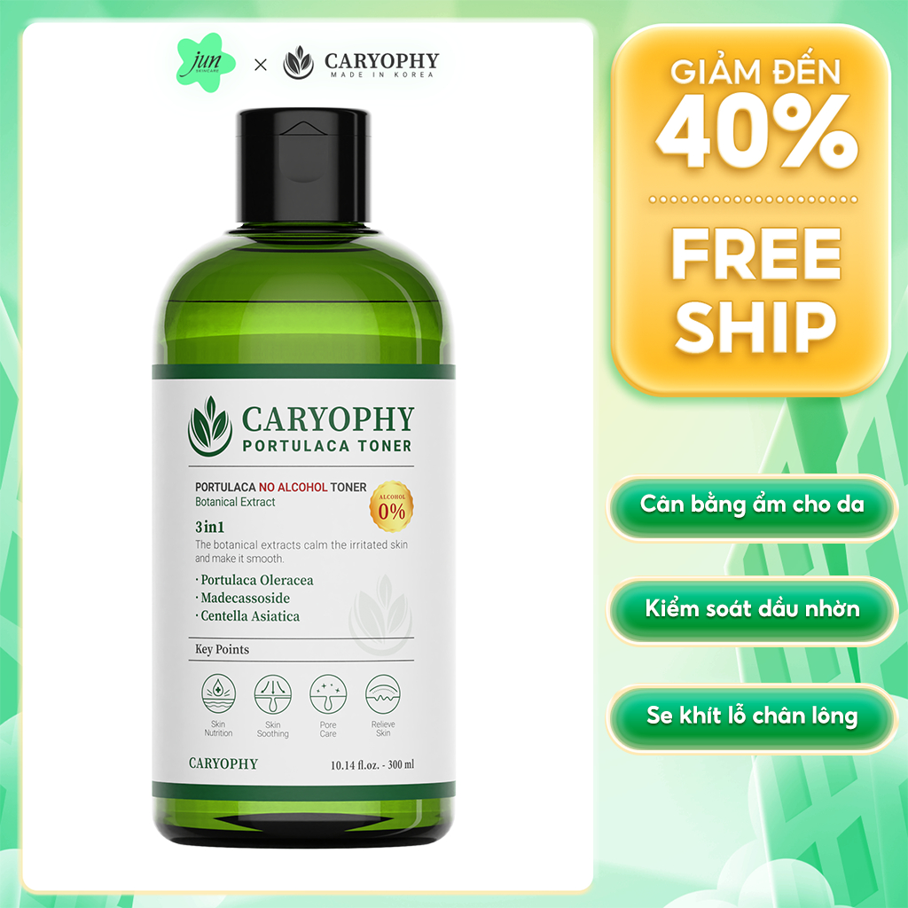 Nước cân bằng CARYOPHY 300ml (Caryophy Portulaca Toner 300ml)