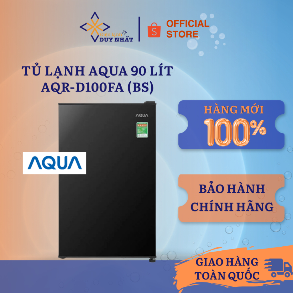 Tủ lạnh Aqua 90 lít AQR-D100FA (BS)