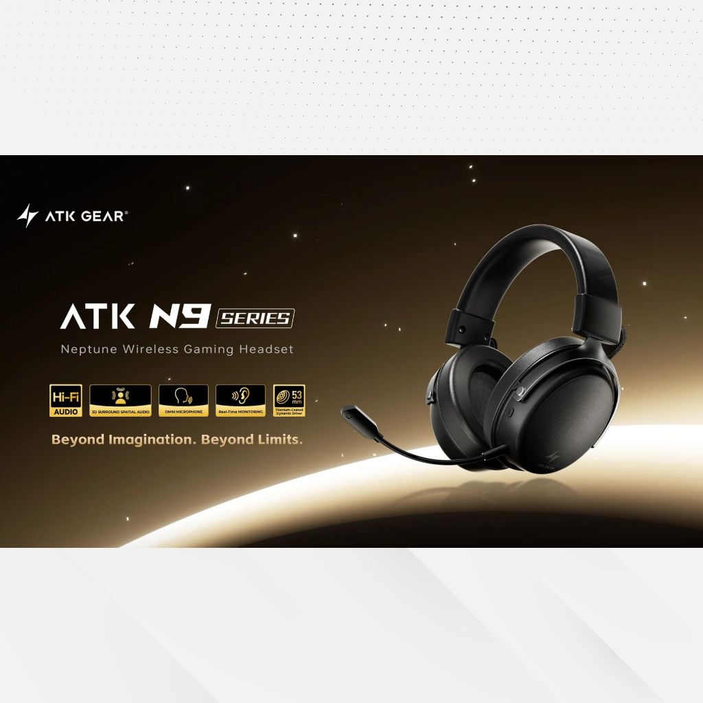 [HỎA TỐC] Tai nghe Không Dây gaming ATK N9 Pro | N9 Ultra | 3 Mode Kết Nối | NEWSEAL | BH 12 Tháng | BigBuy360 - bigbuy360.vn