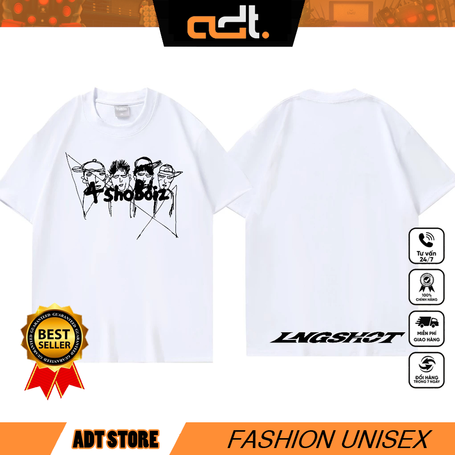 Áo Phông 4SHOBOIZ LNGSHOT - Mất Chất CKG ChickenGang - Kẹo con - ANh Gà MC - Team Wag - Underdogs - 