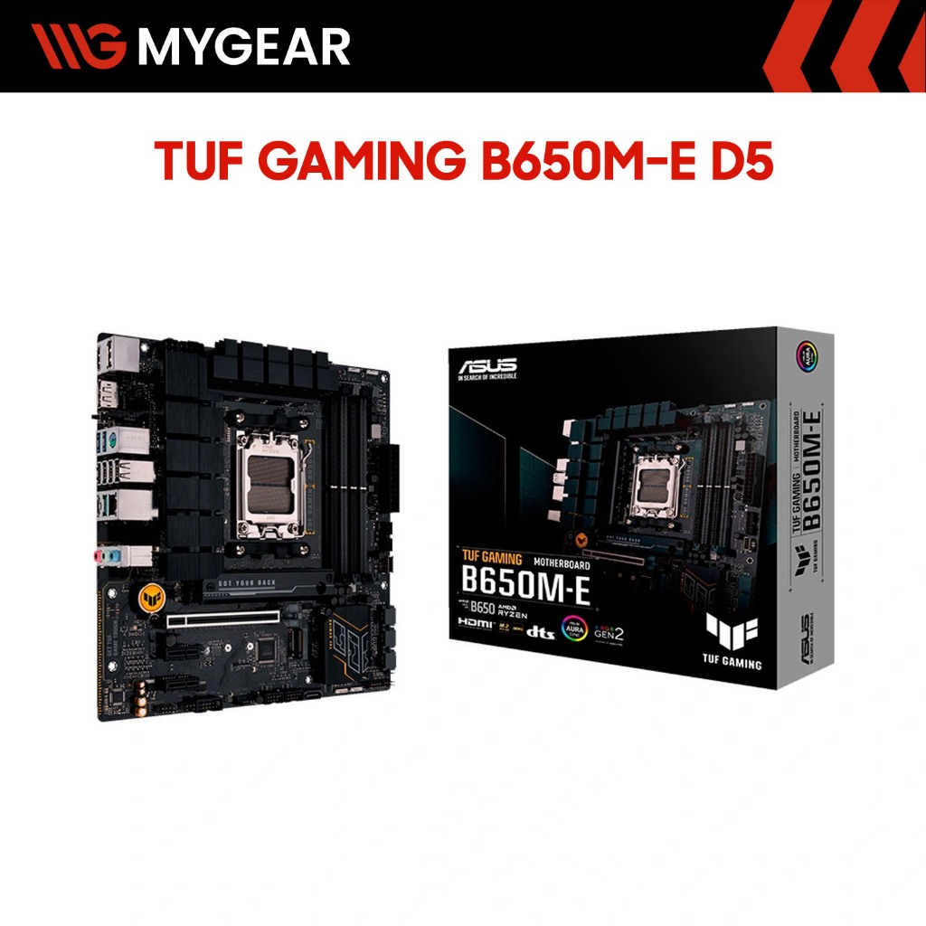 Mainboard ASUS TUF GAMING B650M-E DDR5 AM5 D5 - Bảo hành 36 tháng chính hãng