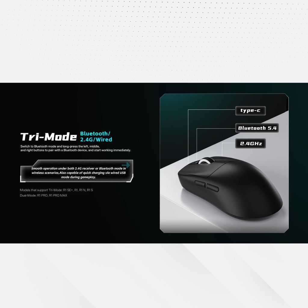 [HỎA TỐC] Chuột Gaming Không Dây VXE R1 SE+ / R1 SE / R1 Pro / R1 Pro Max - NEWSEAL - BH 12 Tháng | BigBuy360 - bigbuy360.vn
