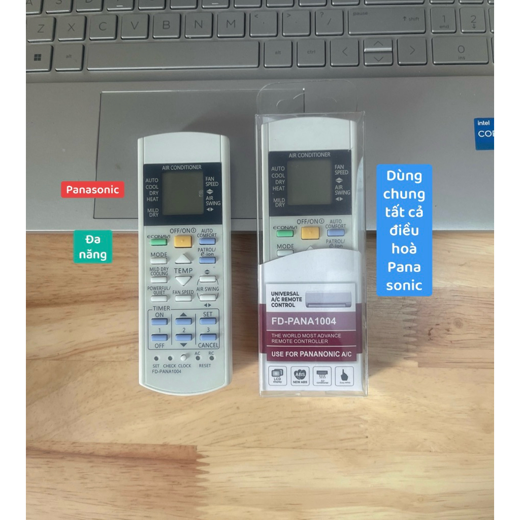 Điều khiển Tivi điều hoà Panasonic đa năng( Dùng chung tất cả điều hoà Panasonic