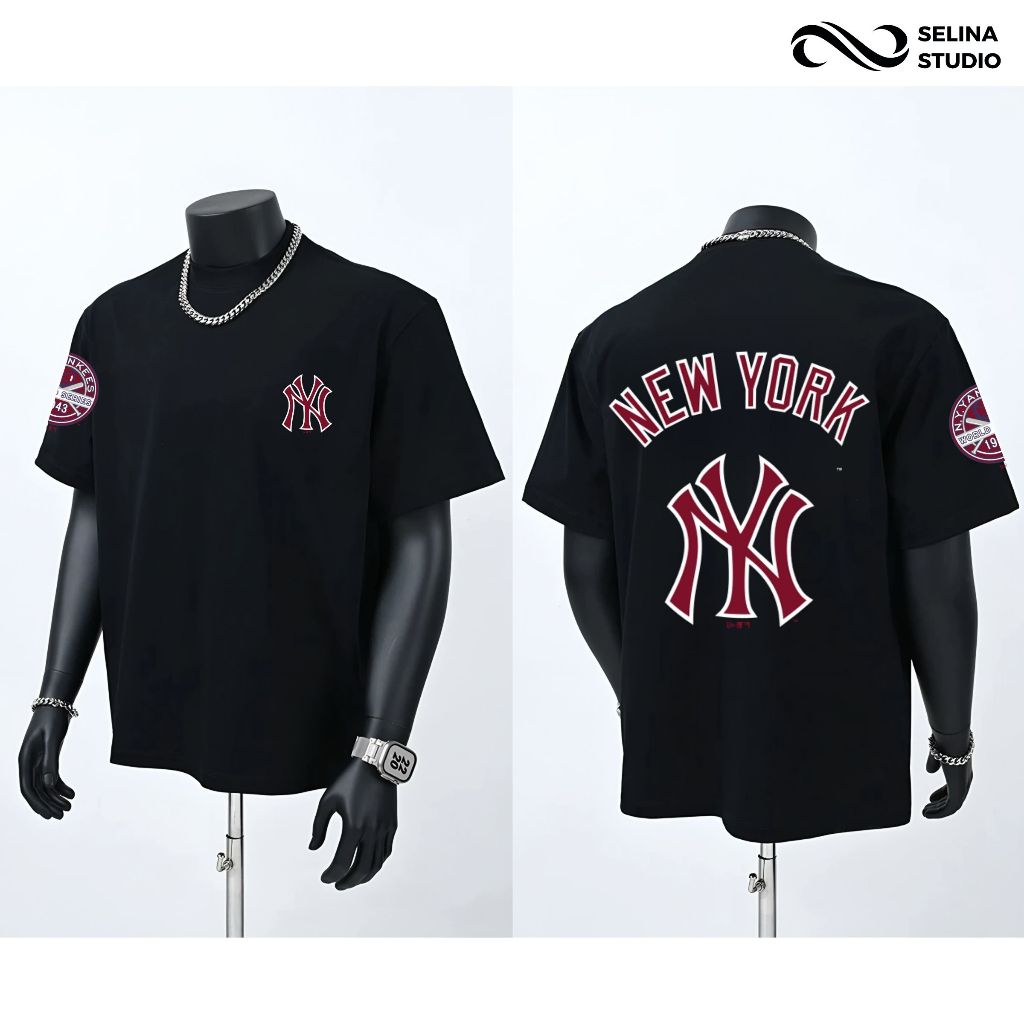 Áo Thun NY LA 2026 Bóng Rổ Unim Fashion Form Rộng Unisex Vải Cotton 100% 250gsm SelinaStudio