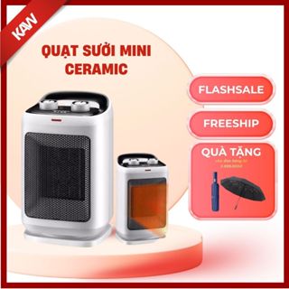 Quạt sưởi Ceramic KAW-K3000 Công Nghệ Sưởi Gốm Công Suất 1500W, Tự Động Ngắt Điện An Toàn