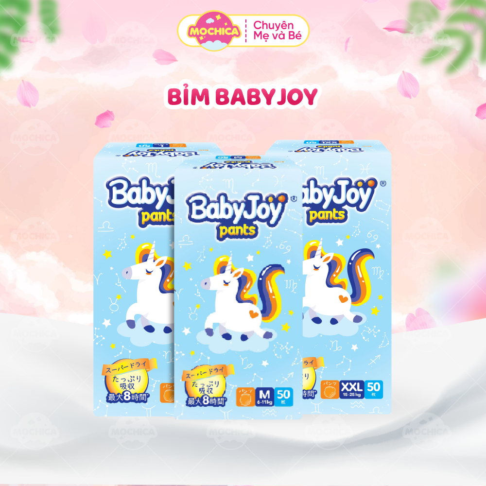 KOL-Tã/bỉm Quần Cao Cấp Bobby Baby Joy size M50/L50/XL50/XXL50 siêu mỏng _ Mochica _Mochica