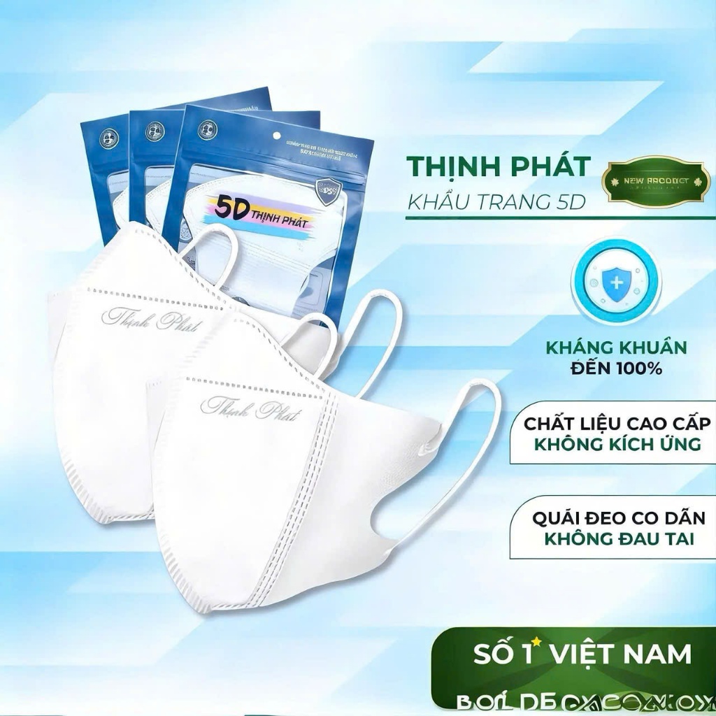 200 Chiếc 5D  + Tặng 50 Chiếc 6A , Khẩu Trang Cao Cấp,Chống Nắng, Bụi Mịn, Tia UV