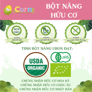 Tinh bột năng hữu cơ UBON Thái Lan - Cho bé 6m+