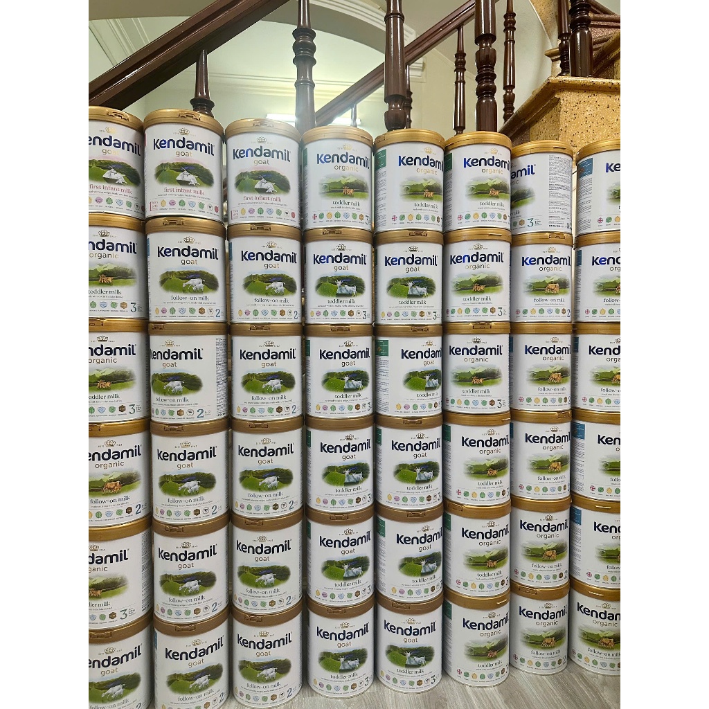 Sữa Kendamil Nguyên Kem Classic, Orrganic, Dê Số 1 , 2 , 3 - Lon 800g nhập khẩu