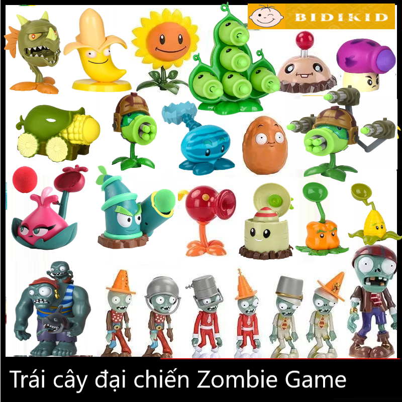 Đồ chơi trái cây zombie game Plants & Zombie, đồ chơi thú vị cho bé.