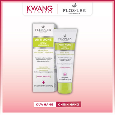 Kem dưỡng Floslek Anti Acne Mattifying Cream Phục Hồi Làm Chịu Cho Mọi Loại Da 50ml