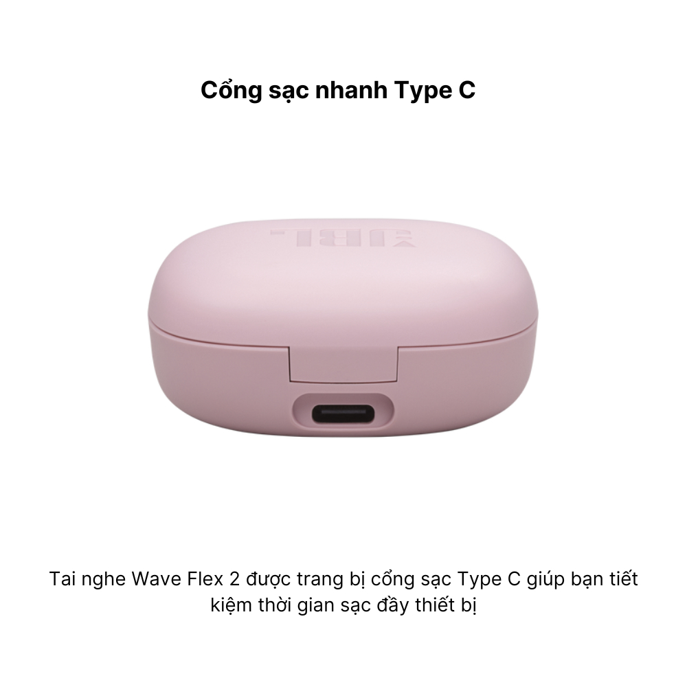 Tai Nghe Bluetooth JBL Wave Flex 2 TWS - Âm Thanh Siêu Bass - Kháng Nước IP54 - Pin 10 Giờ - 4 Micro - Bluetooth 5.3 | BigBuy360 - bigbuy360.vn