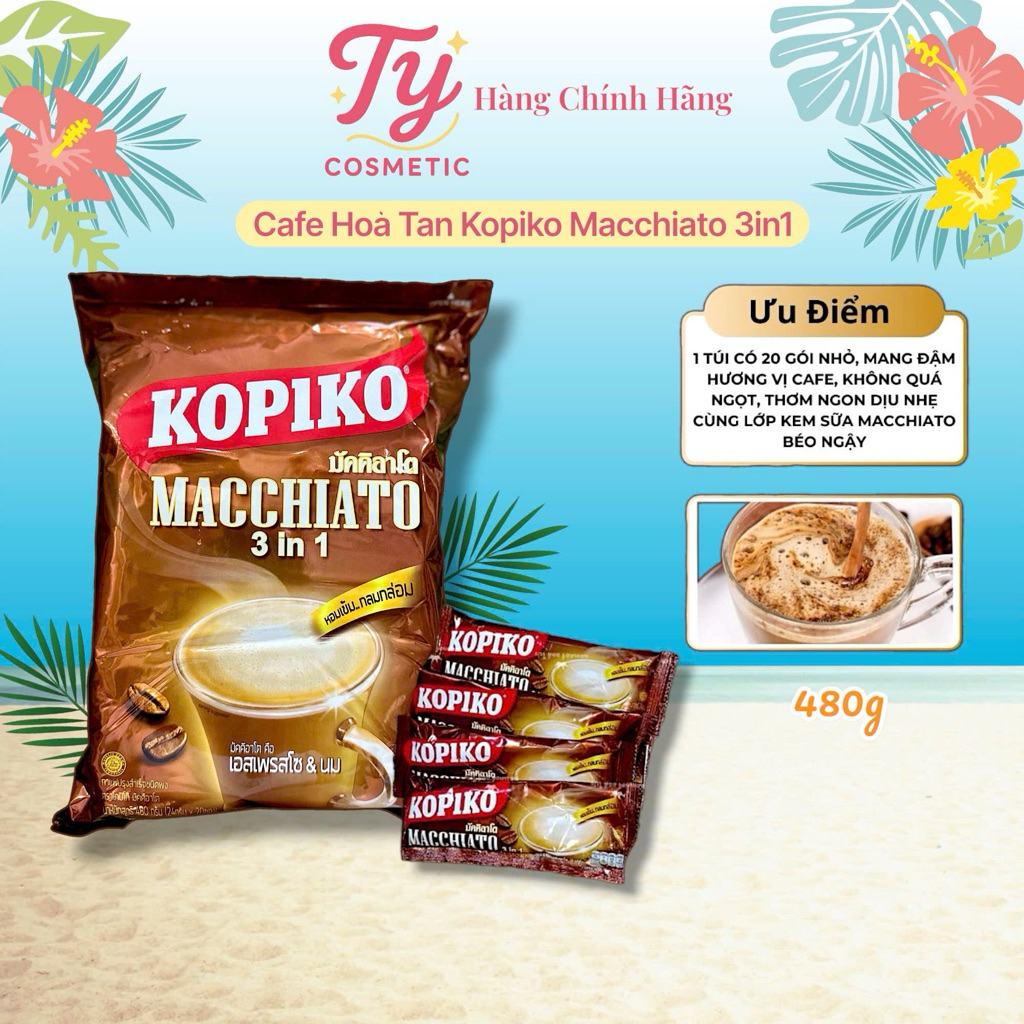 Cafe Kopiko Macchiato Thơm Ngon Đậm Vị
