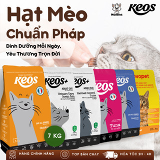 [Keos Bao 7kg] Hạt Cho Mèo Mọi Lứa Tuổi - Cải Thiện Tiết Niệu - Tiêu Lông - Tiêu Hóa Tốt