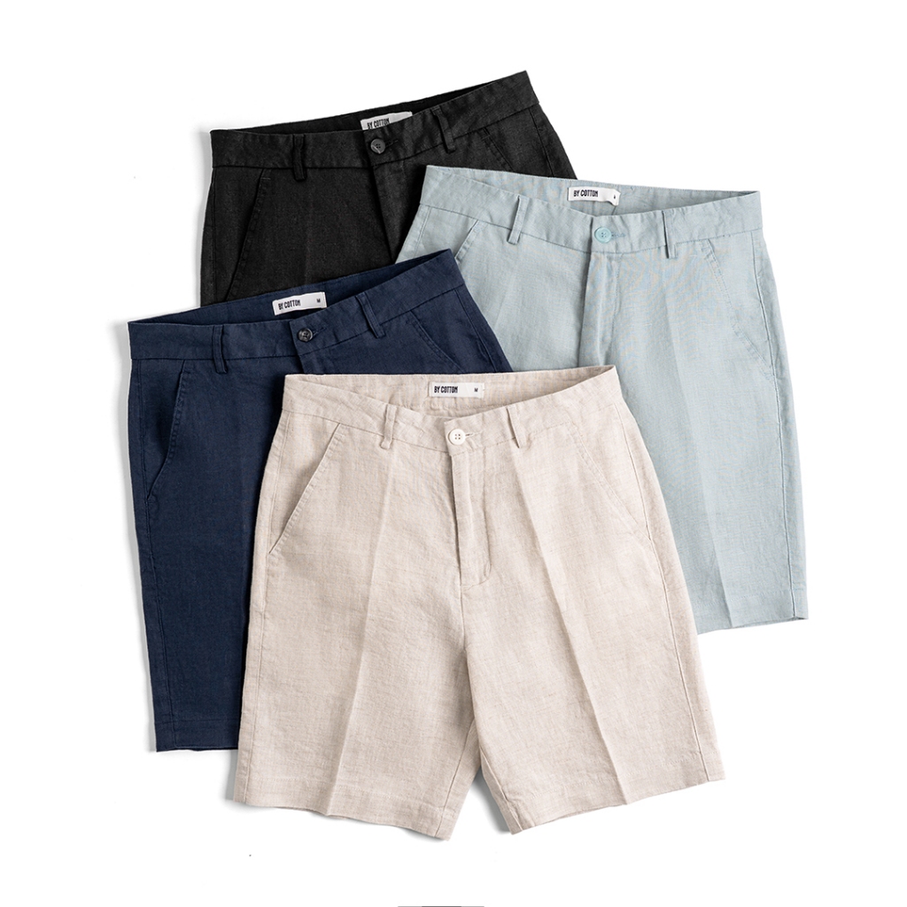 Quần Short Nam Cao Cấp Linen Bycotton Multi Color - SS2 - Luôn Tặng Hộp Đóng – BY COTTON