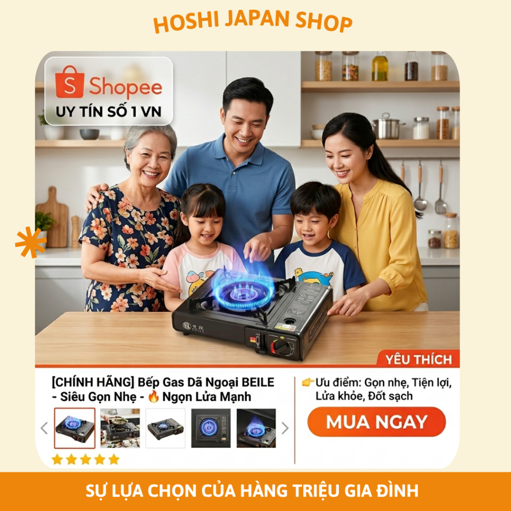 Bếp Gas Mini Du Lịch Chống Cháy Nổ, Chống Gió Công Suất Lớn, Chất Liệu Thép…
