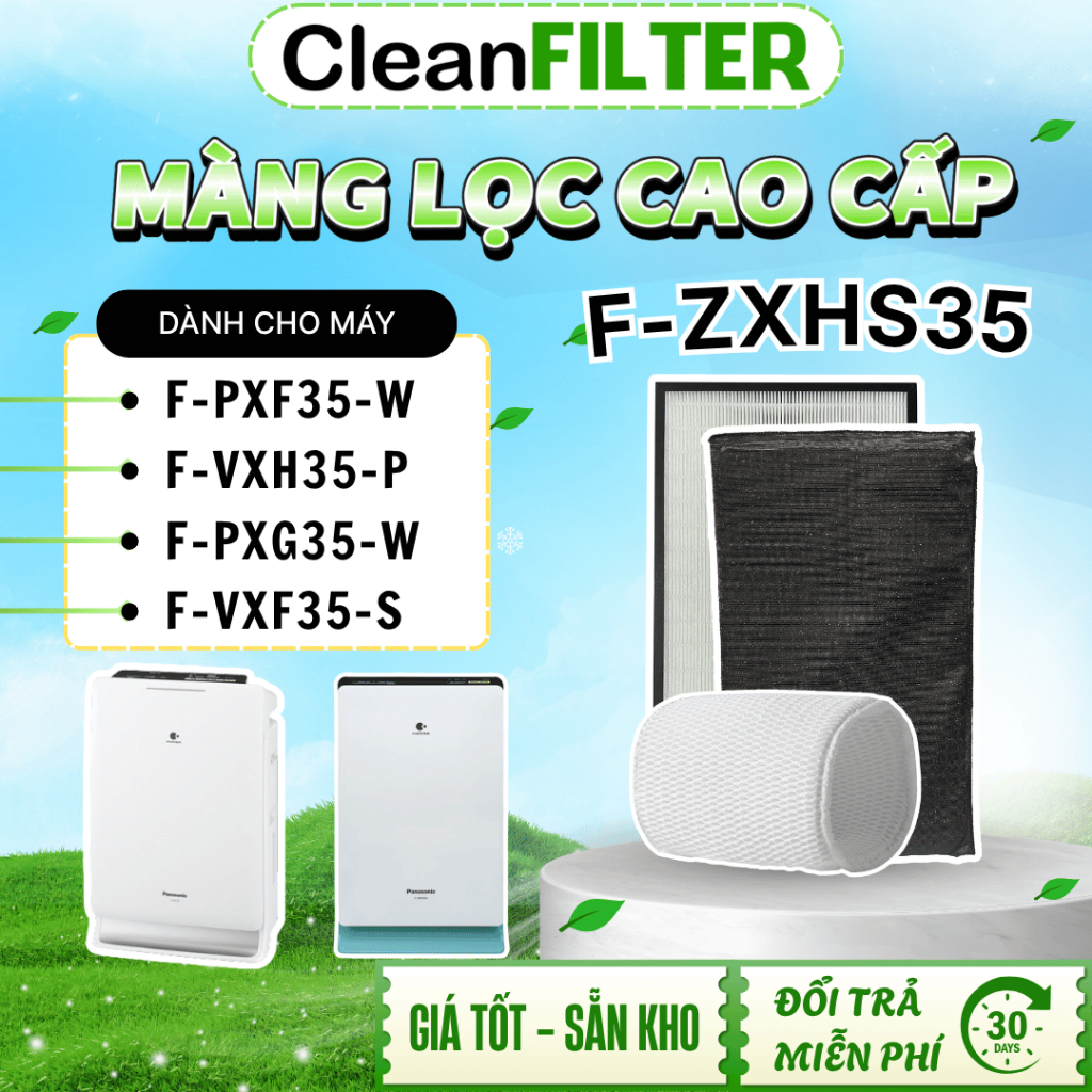[SHOP SỈ] Màng lọc Panasonic: F-PXF35, F-PXG35, F-PXM35A, F-VXF35, F-VXG35, F-VXH35, F-PXL45,...