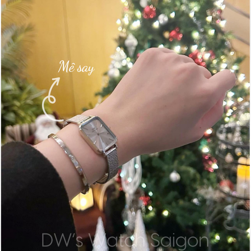 [Authentic] Đồng Hồ Nữ Chính Hãng DW Quadro Uniton Silver Chính Hãng DW's Watch Saigon