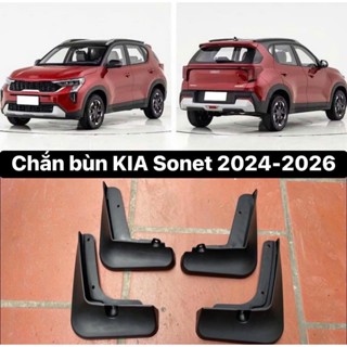 Chắn Bùn KIA Sonet 2024 - 2026. Bộ 4 Chiếc Chất Liệu Nhựa Dẻo Cao Cấp ( kèm ốc vít)