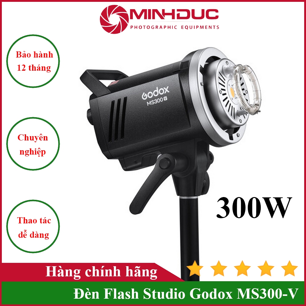 Đèn Flash Studio Godox MS300-V Hàng chính hãng