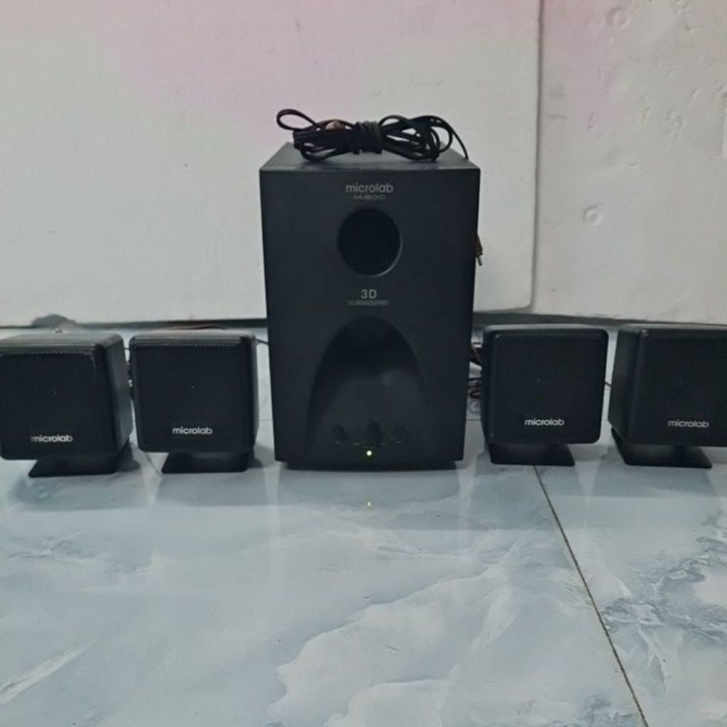 BỘ LOA VI TÍNH 4.1 MICROLAB  model: M-800, ĐÃ GẮN BLUETOOTH 5.0 ,hàng đã qua sử dùng